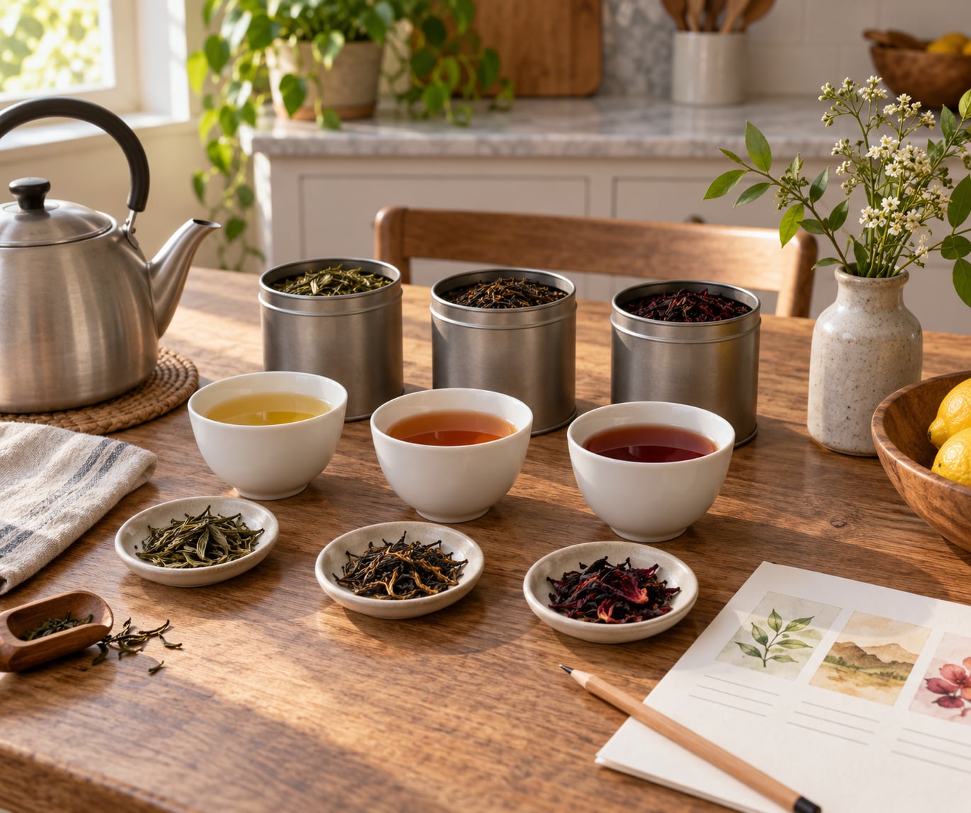 how to plan a tea tasting at home with friends