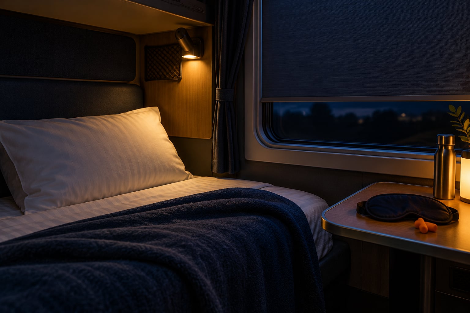 how to sleep on an overnight train