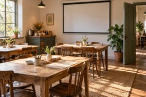 how to book a venue for a workshop or a class