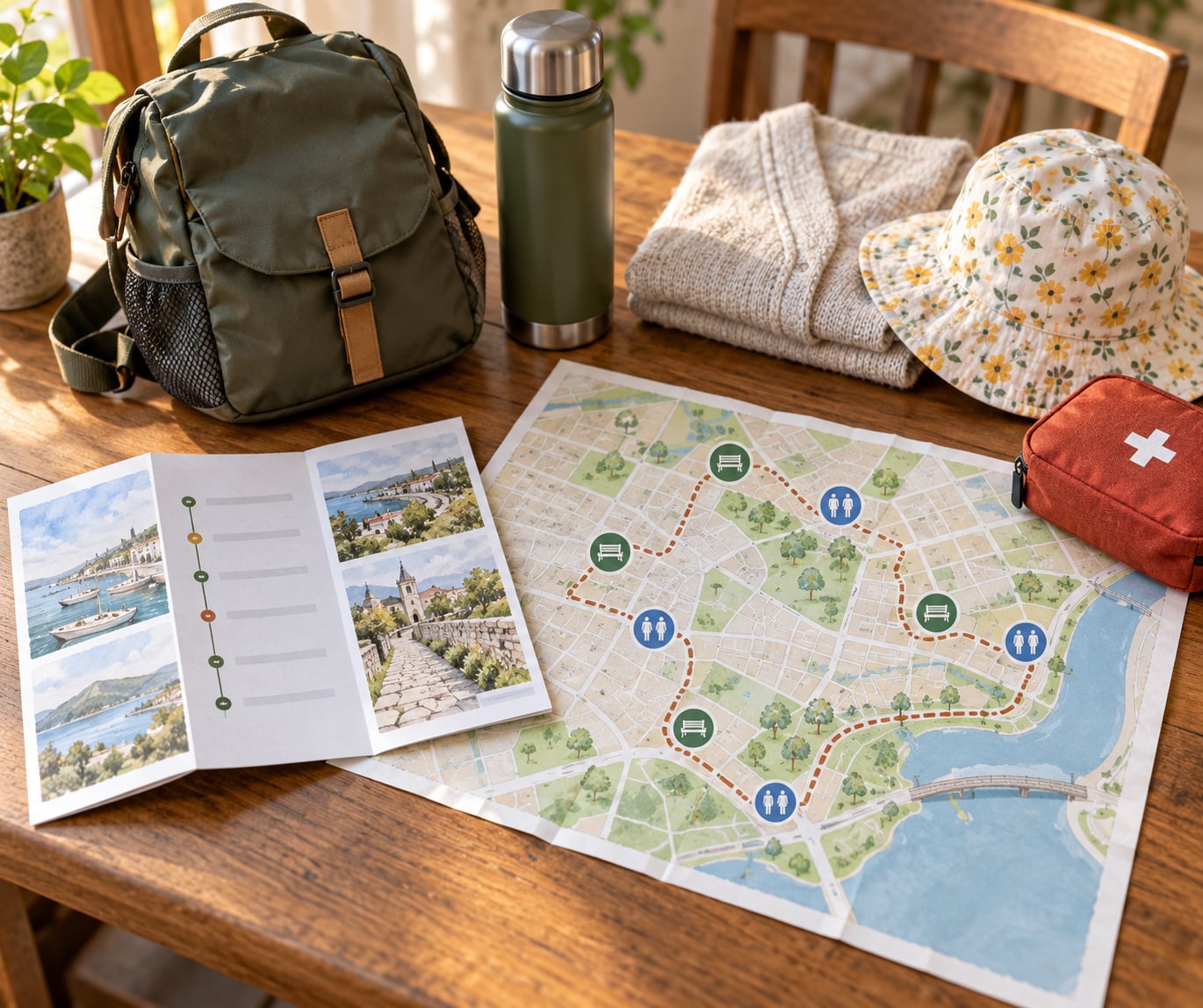 how to plan a trip with grandparents and small kids