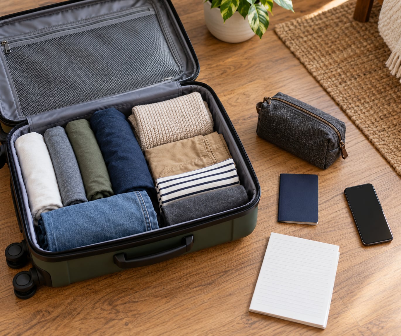 how to pack for a trip with no checked bag and no stress
