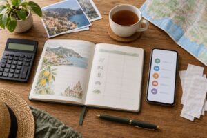 how to track travel spending on a trip