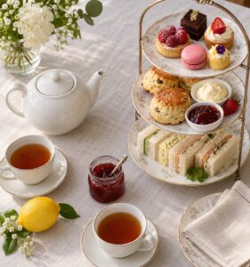 what is served at a traditional afternoon tea