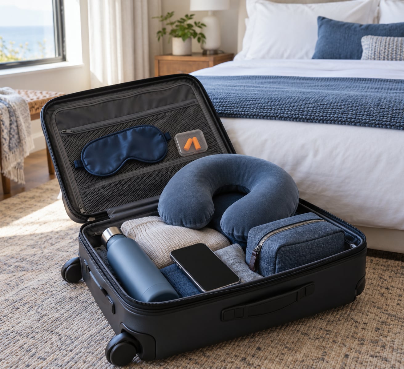 how to survive a red eye flight and feel human