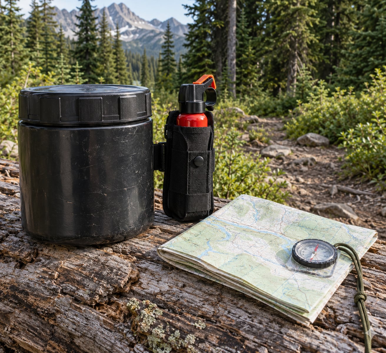 how to hike safely in bear country
