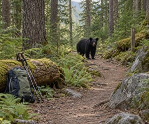 what to do if you see a bear on a trail