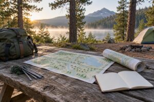 how to choose a campsite for your first camping trip
