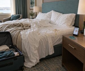 what to do if your hotel room is dirty