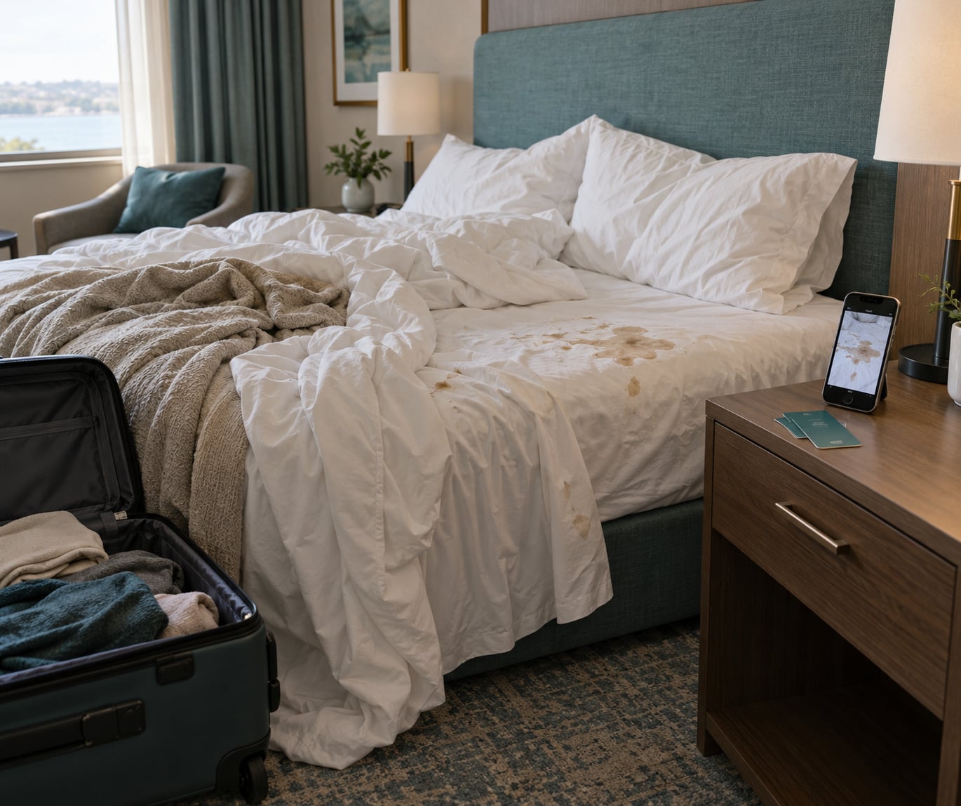 what to do if your hotel room is dirty