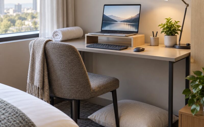 How to Set Up an Ergonomic Workspace in a Hotel Room 2026