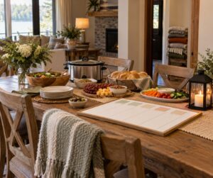 how to plan a family reunion weekend at a rental house