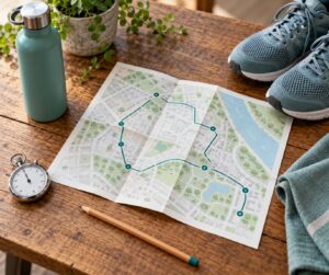how to plan a self guided walking tour of a neighborhood