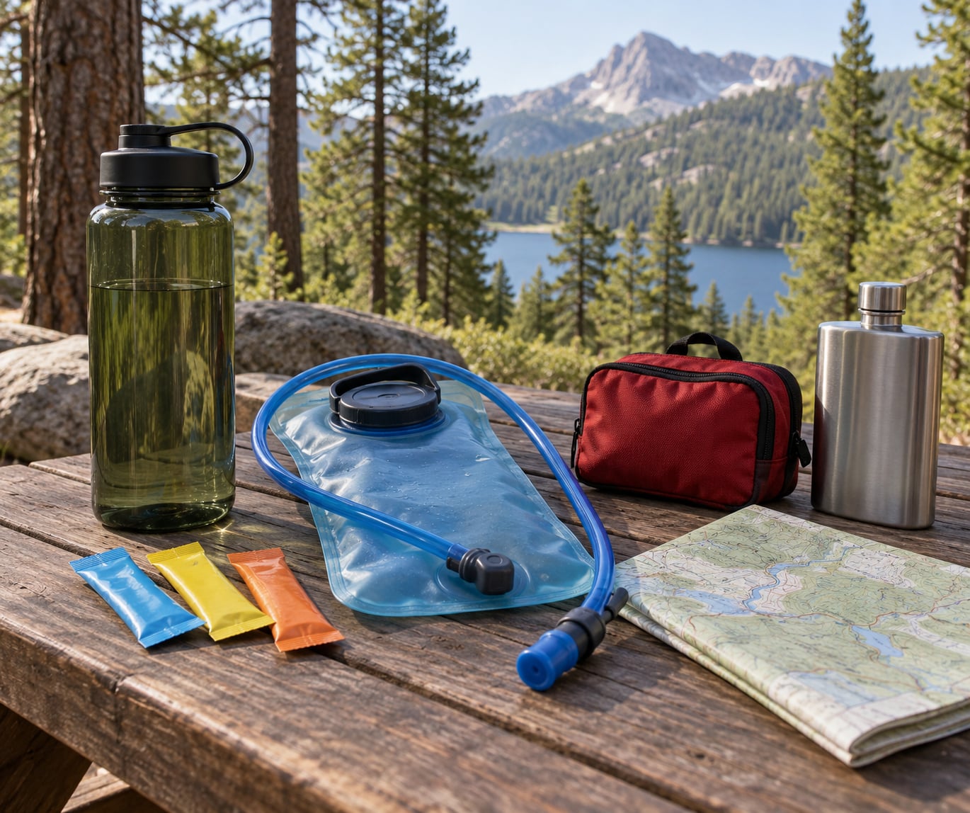 how to stay hydrated on a hiking trip