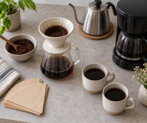 what is the difference between pour over and drip coffee