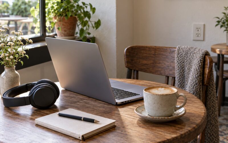 Cafe Etiquette for Working on a Laptop: A Simple Guide (2026)