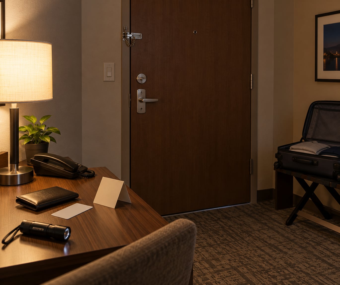 how to stay safe in a hotel as a solo female traveler