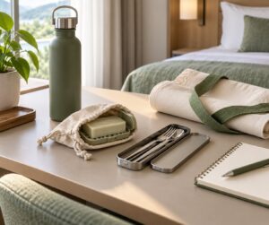 how to cut single use plastic on a hotel stay