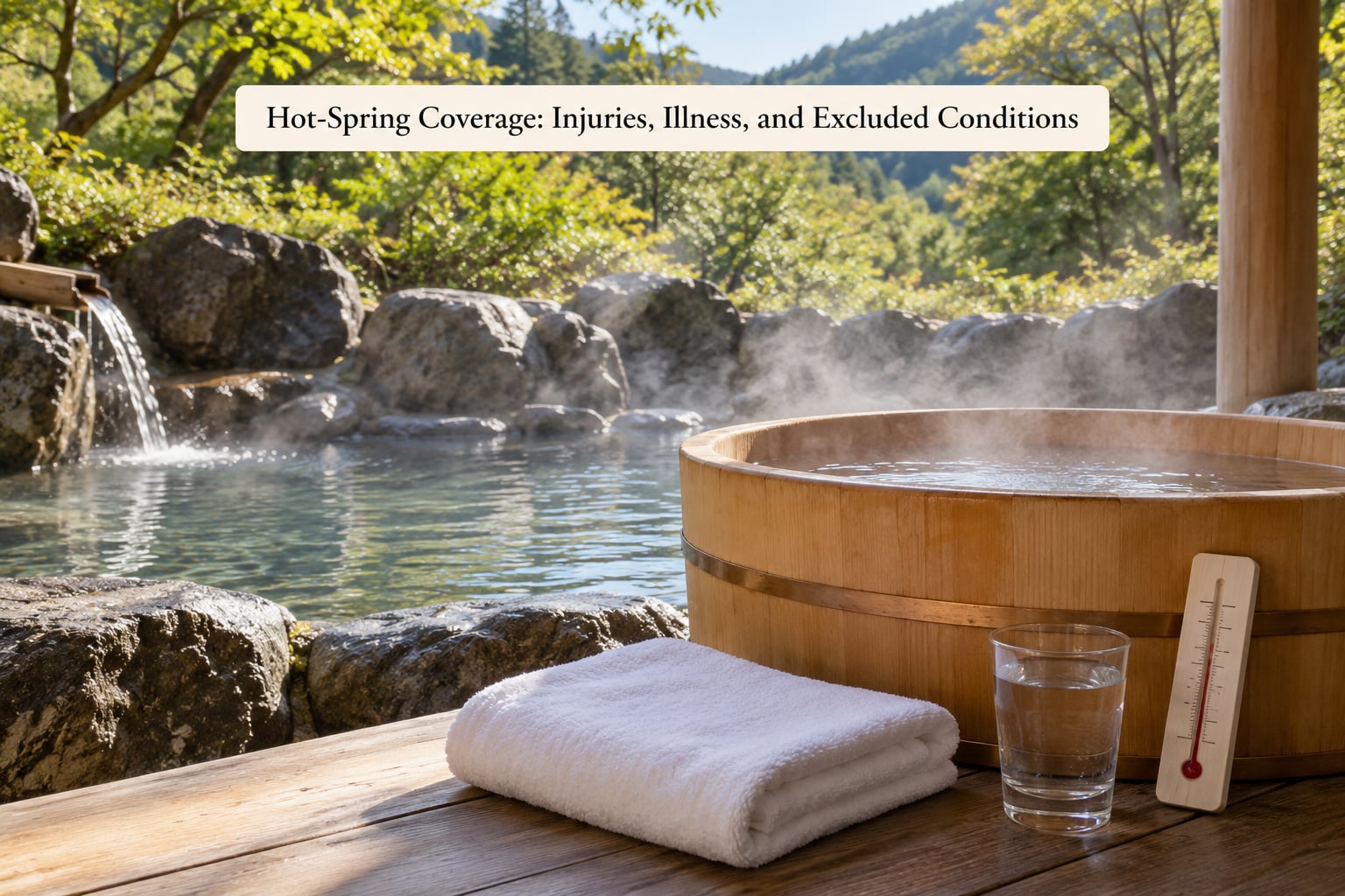 Hot-Spring Coverage: Injuries, Illness, and Excluded Conditions