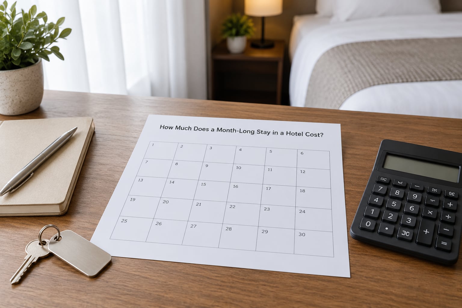 How Much Does a Month-Long Stay in a Hotel Cost?
