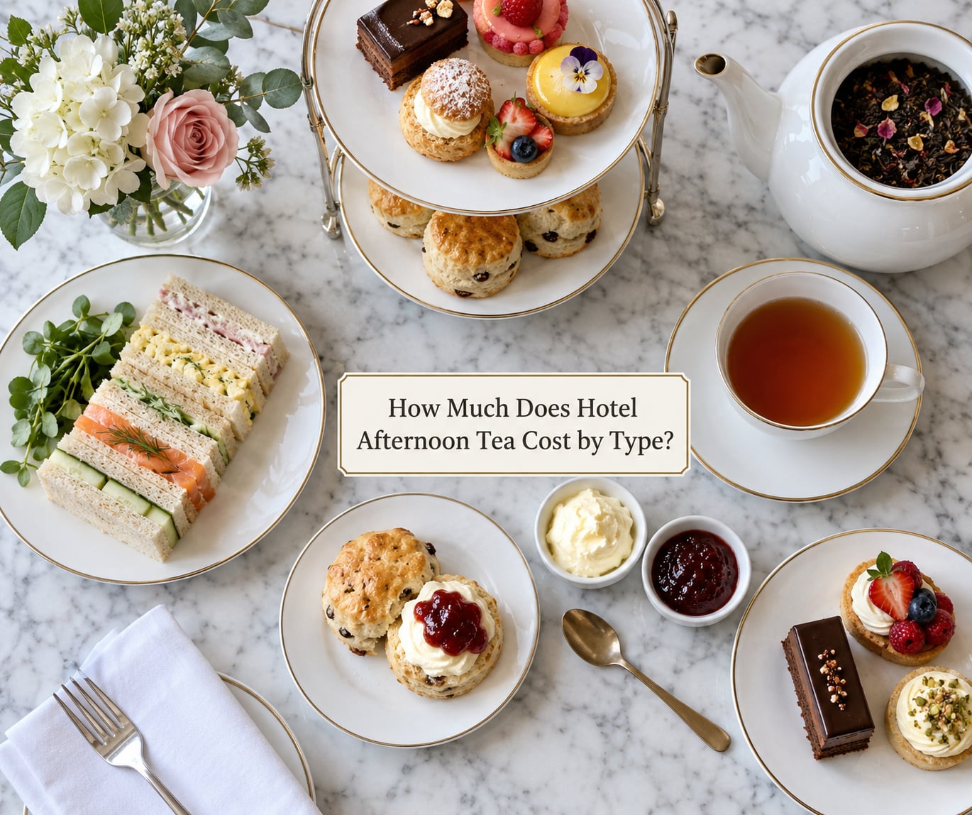 How Much Does Hotel Afternoon Tea Cost by Type?
