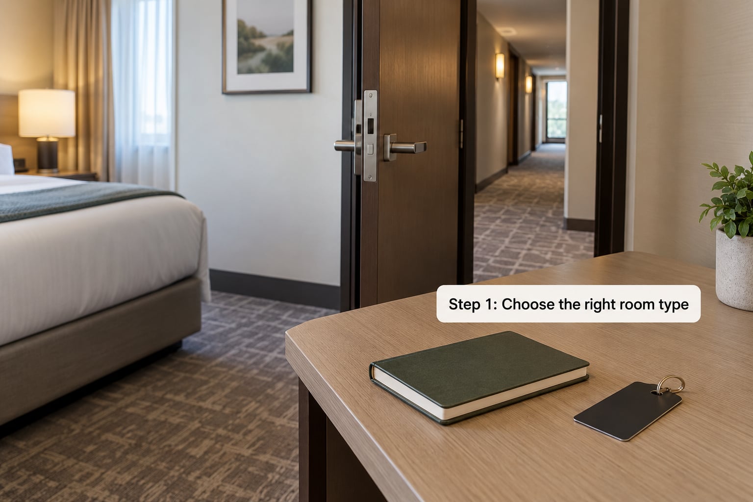 Step 1: Choose the right room type