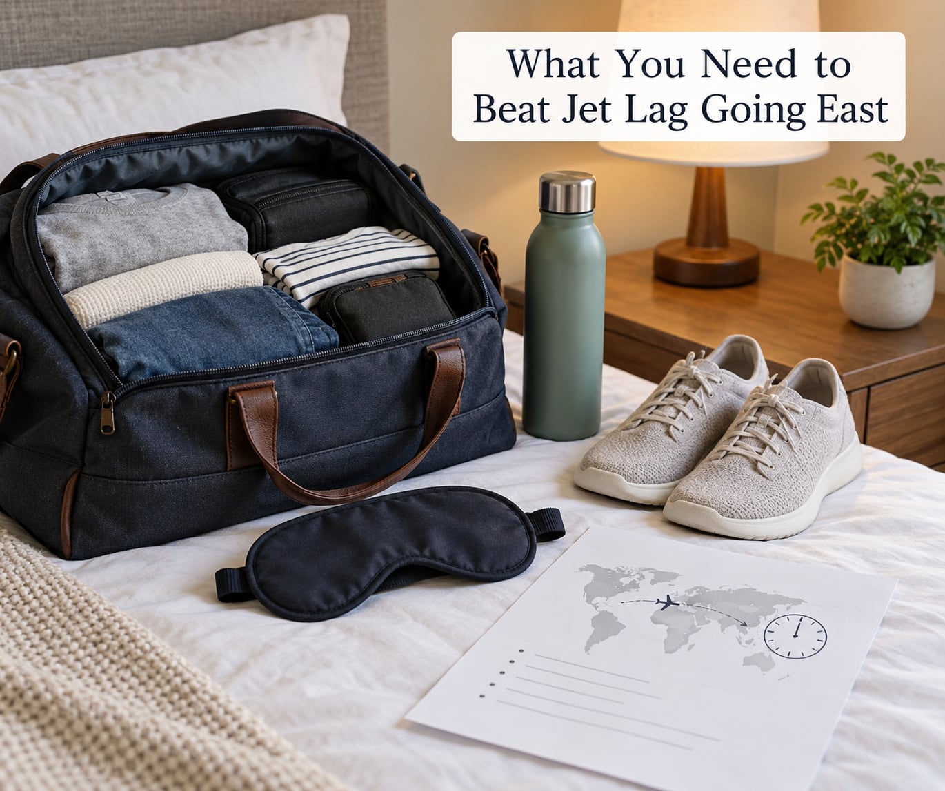 What You Need to Beat Jet Lag Going East