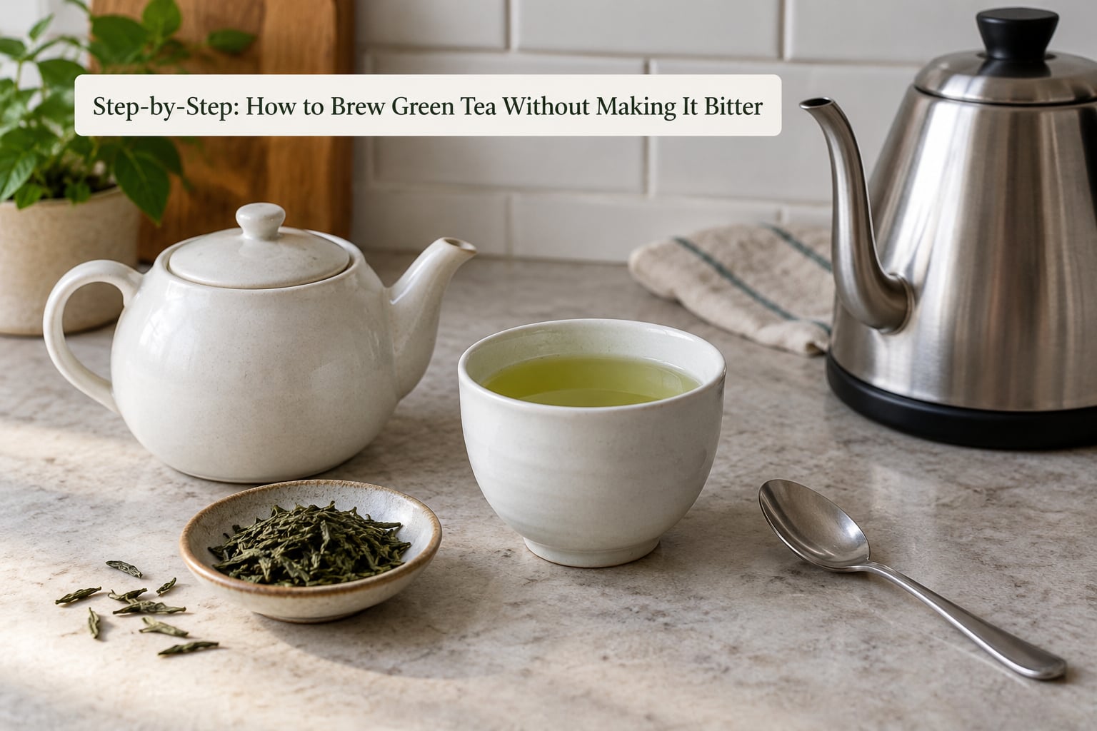 Step-by-Step: How to Brew Green Tea Without Making It Bitter