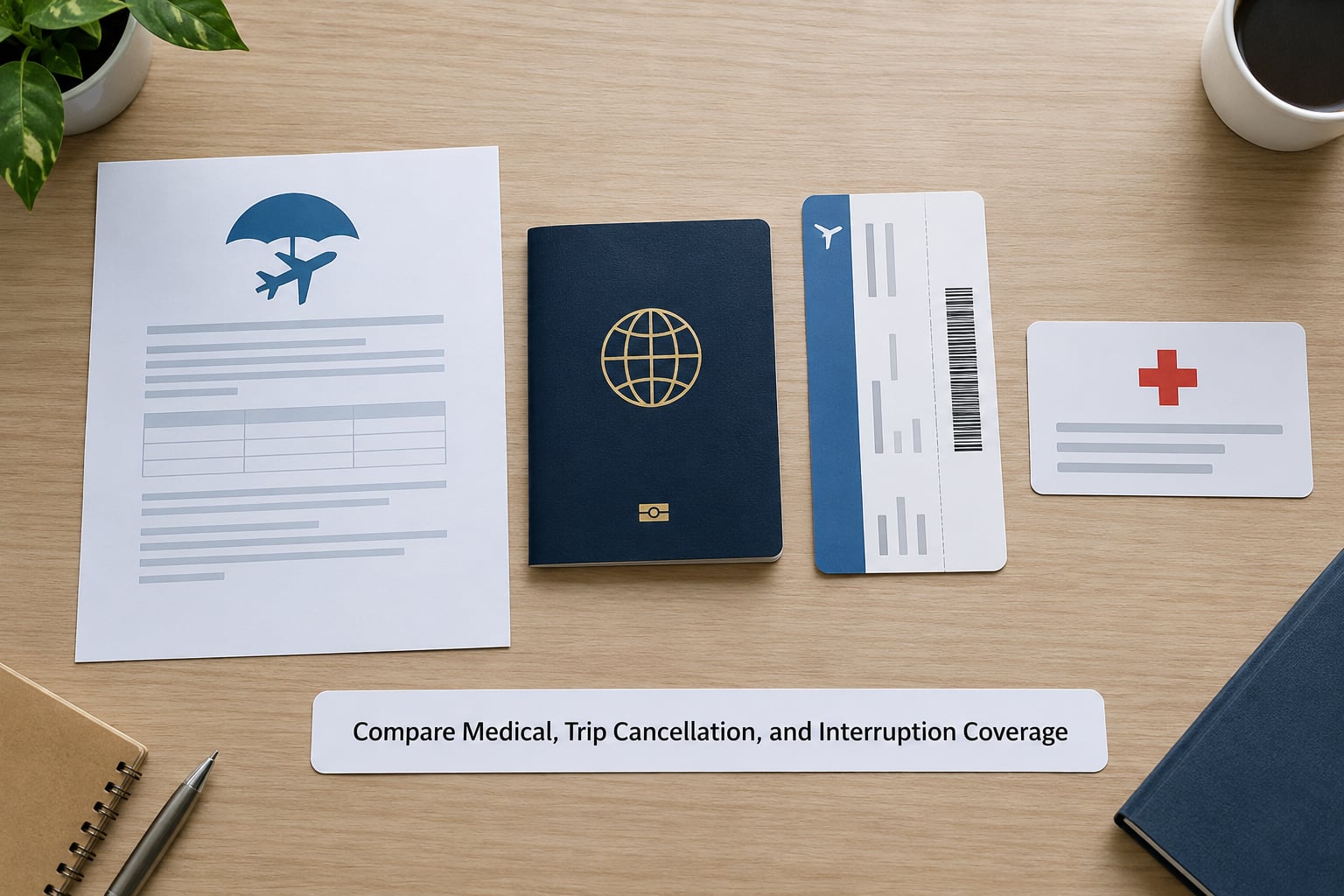 Compare Medical, Trip Cancellation, and Interruption Coverage