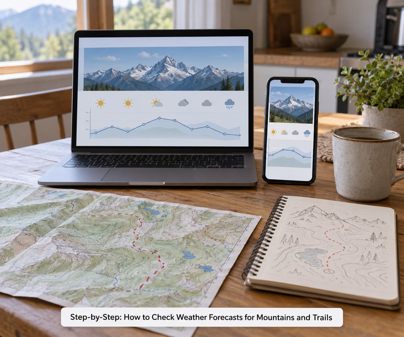 Step-by-Step: How to Check Weather Forecasts for Mountains and Trails
