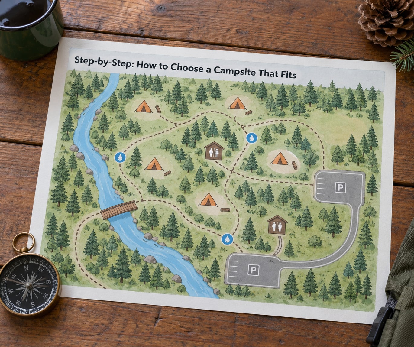 Step-by-Step: How to Choose a Campsite That Fits
