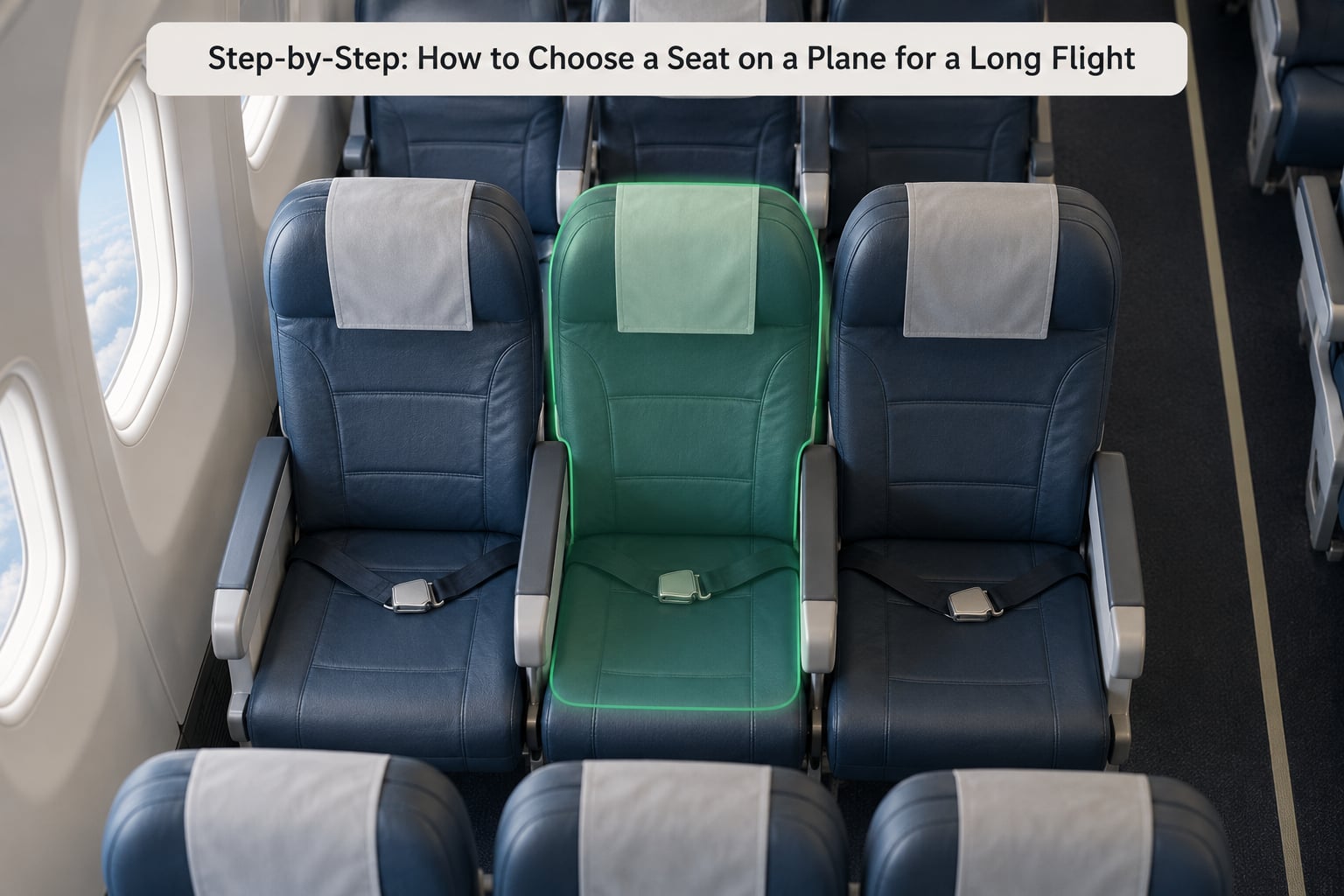 Step-by-Step: How to Choose a Seat on a Plane for a Long Flight