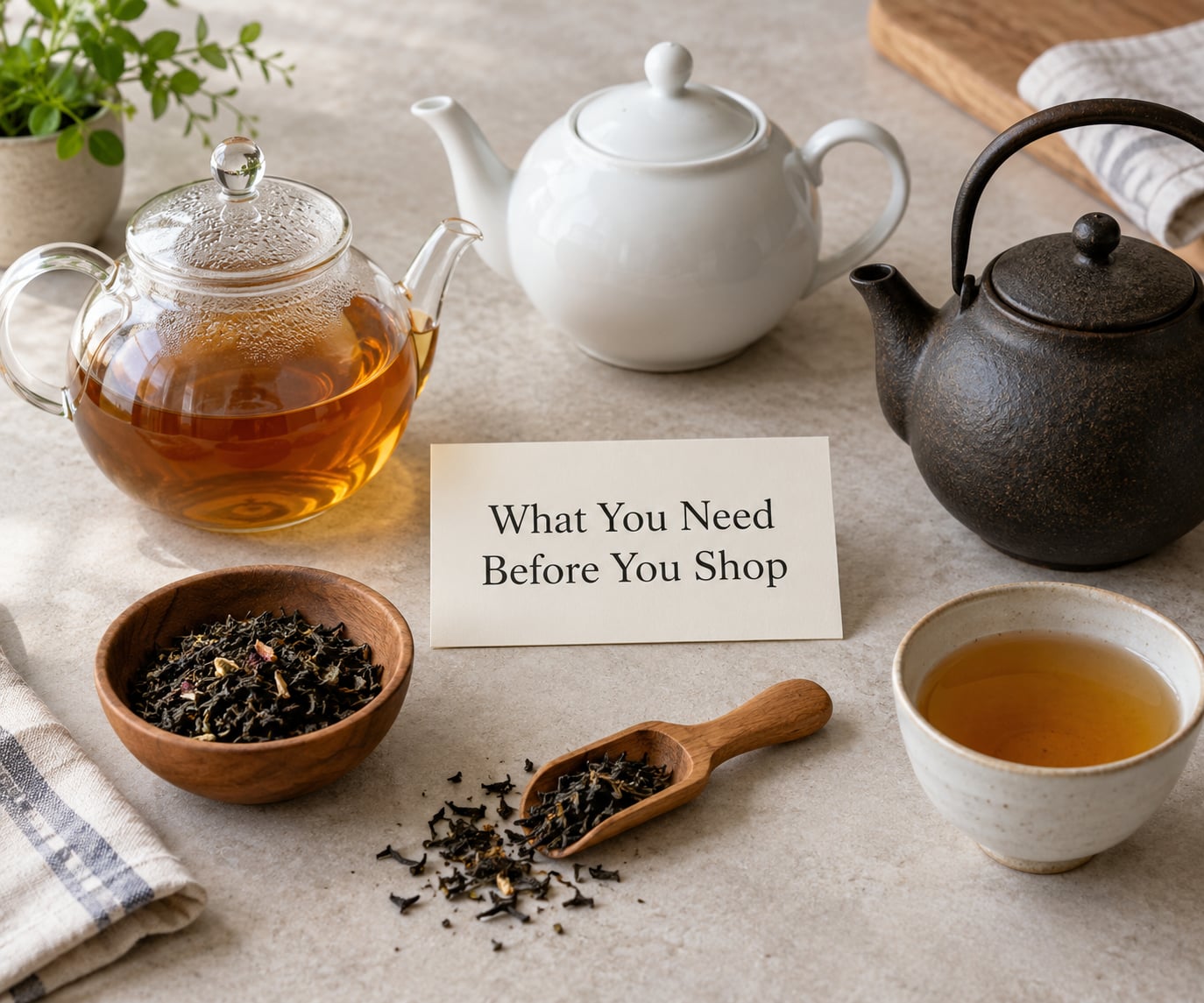 What You Need Before You Shop