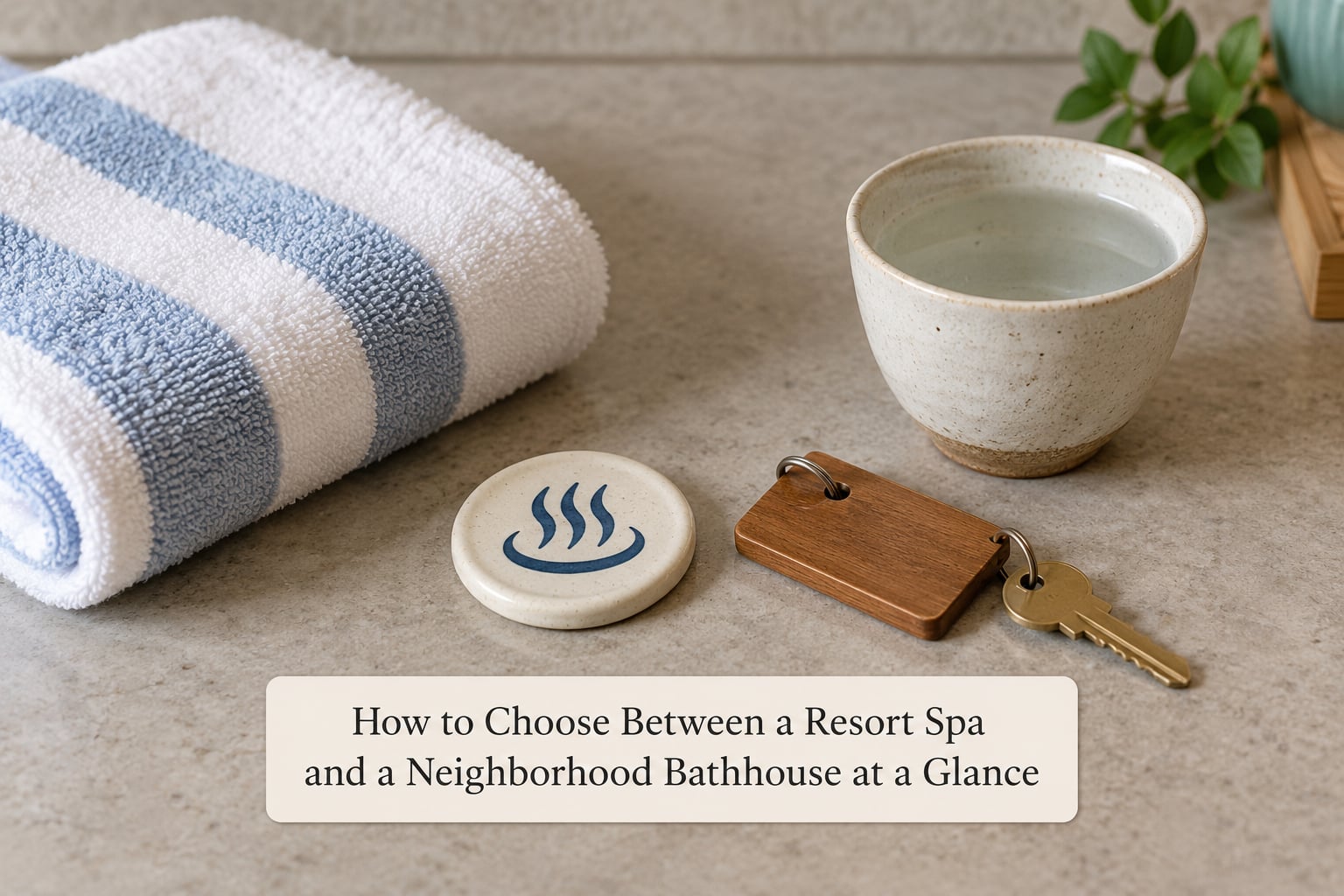 How to Choose Between a Resort Spa and a Neighborhood Bathhouse at a Glance