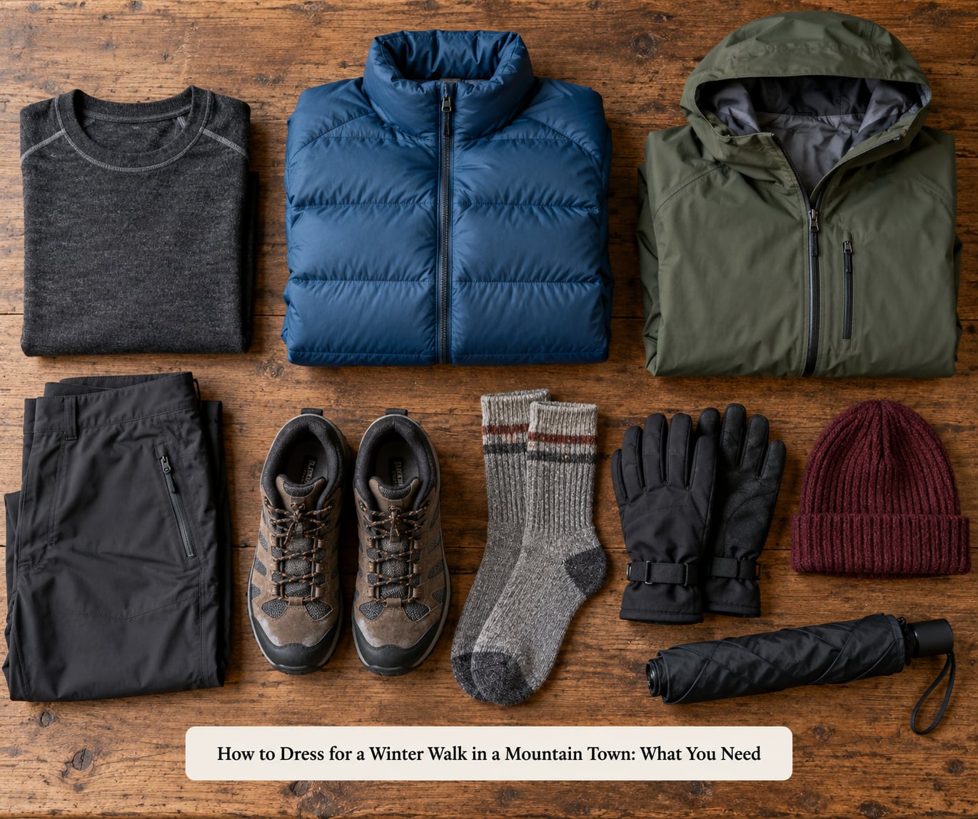 How to Dress for a Winter Walk in a Mountain Town: What You Need