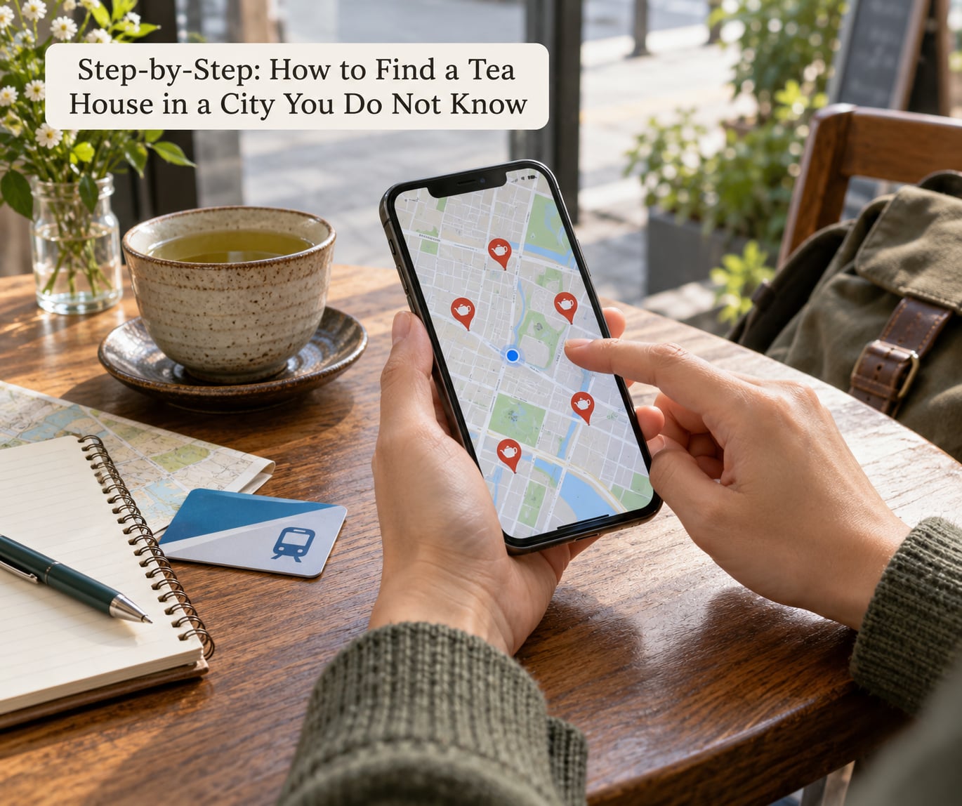 Step-by-Step: How to Find a Tea House in a City You Do Not Know