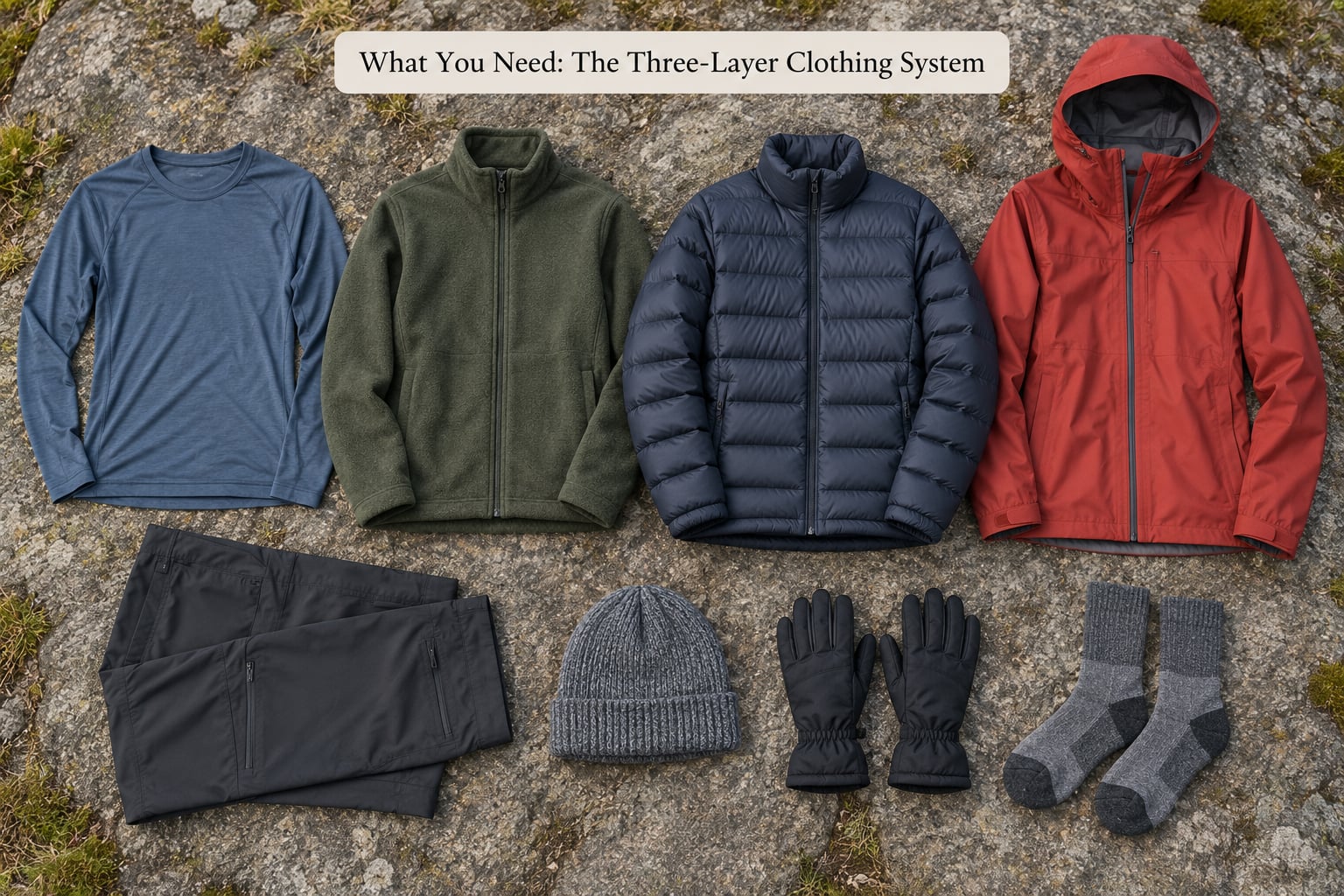 What You Need: The Three-Layer Clothing System