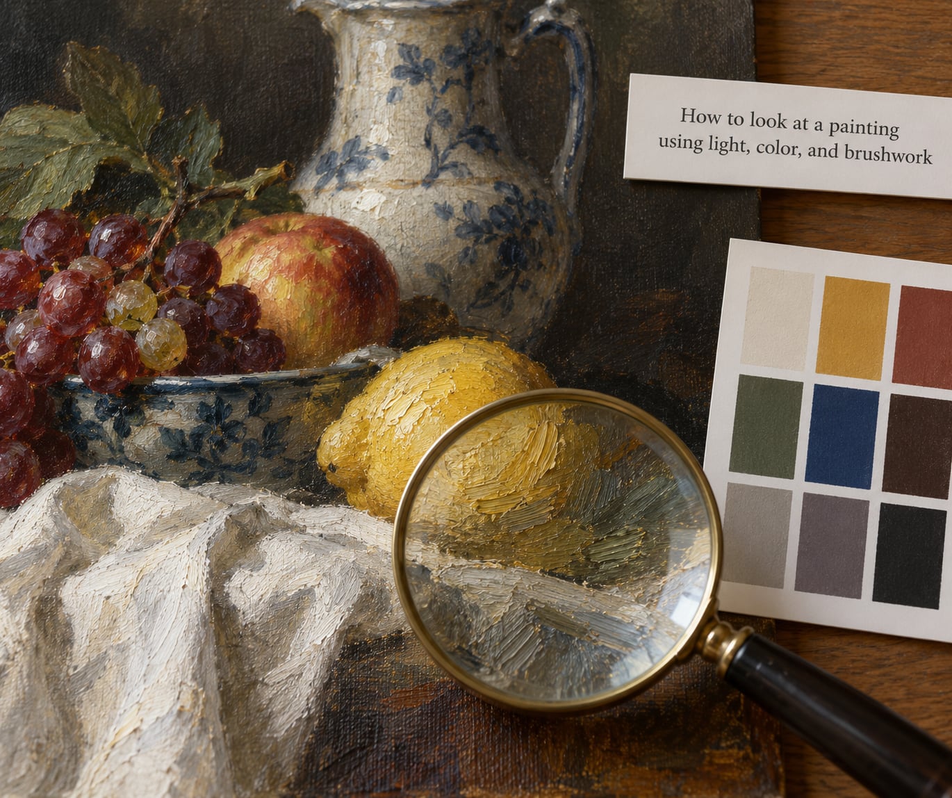 How to look at a painting using light, color, and brushwork