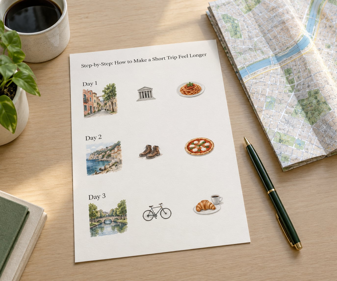 Step-by-Step: How to Make a Short Trip Feel Longer