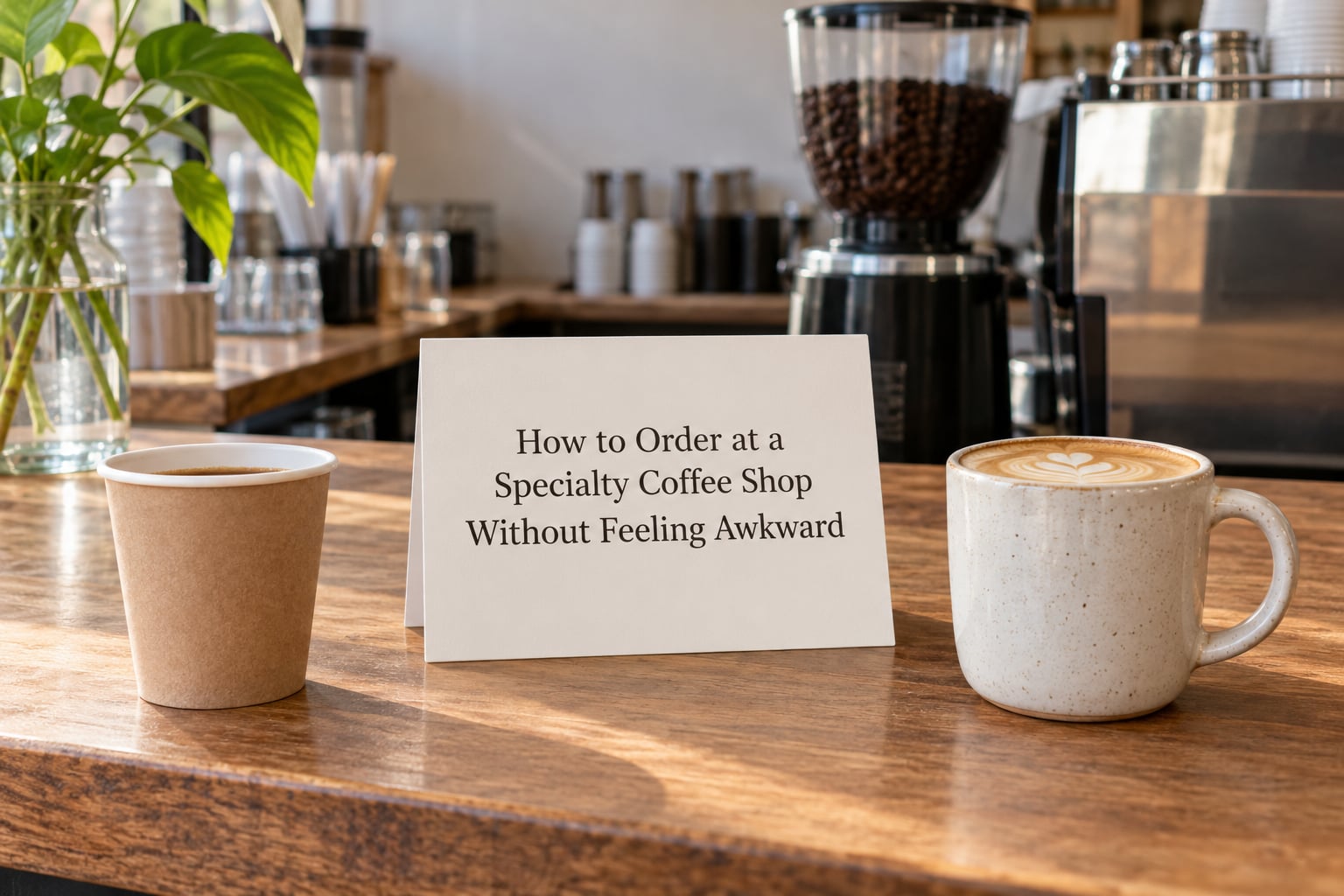 How to Order at a Specialty Coffee Shop Without Feeling Awkward