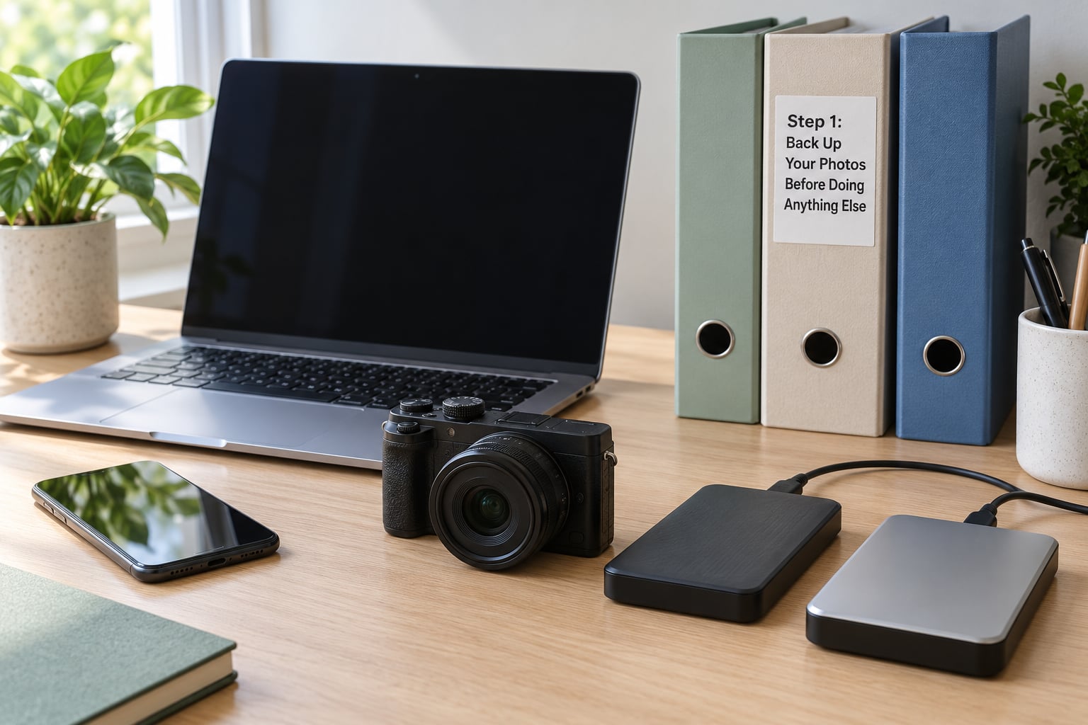 Step 1: Back Up Your Photos Before Doing Anything Else