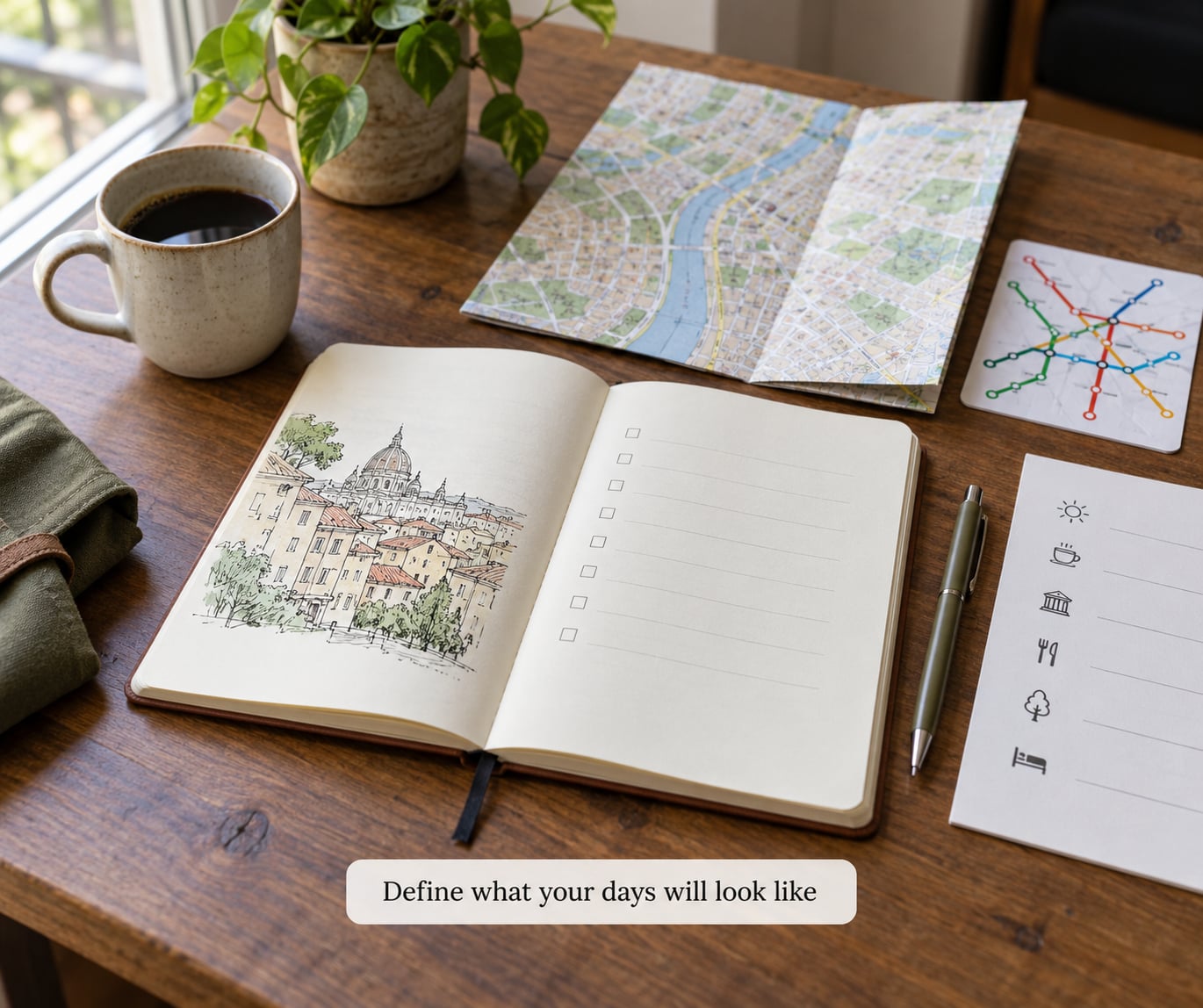 Define what your days will look like
