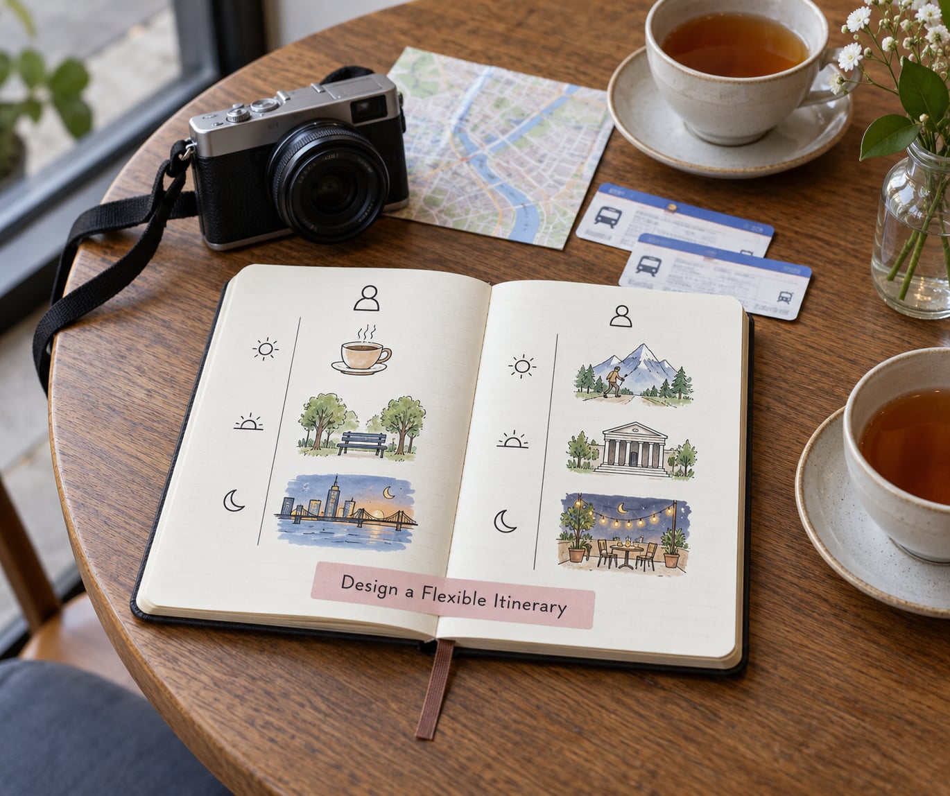 Design a Flexible Itinerary