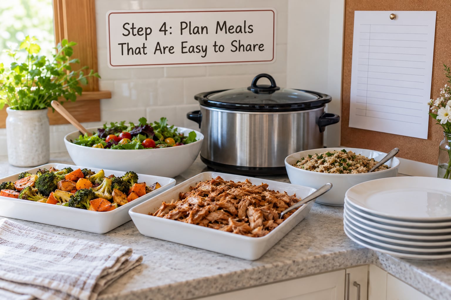 Step 4: Plan Meals That Are Easy to Share