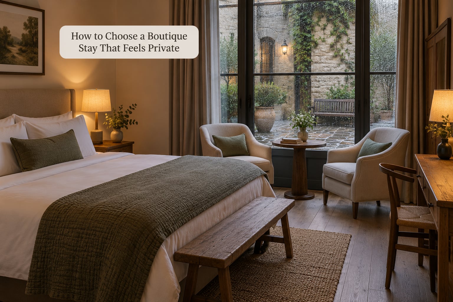 How to Choose a Boutique Stay That Feels Private