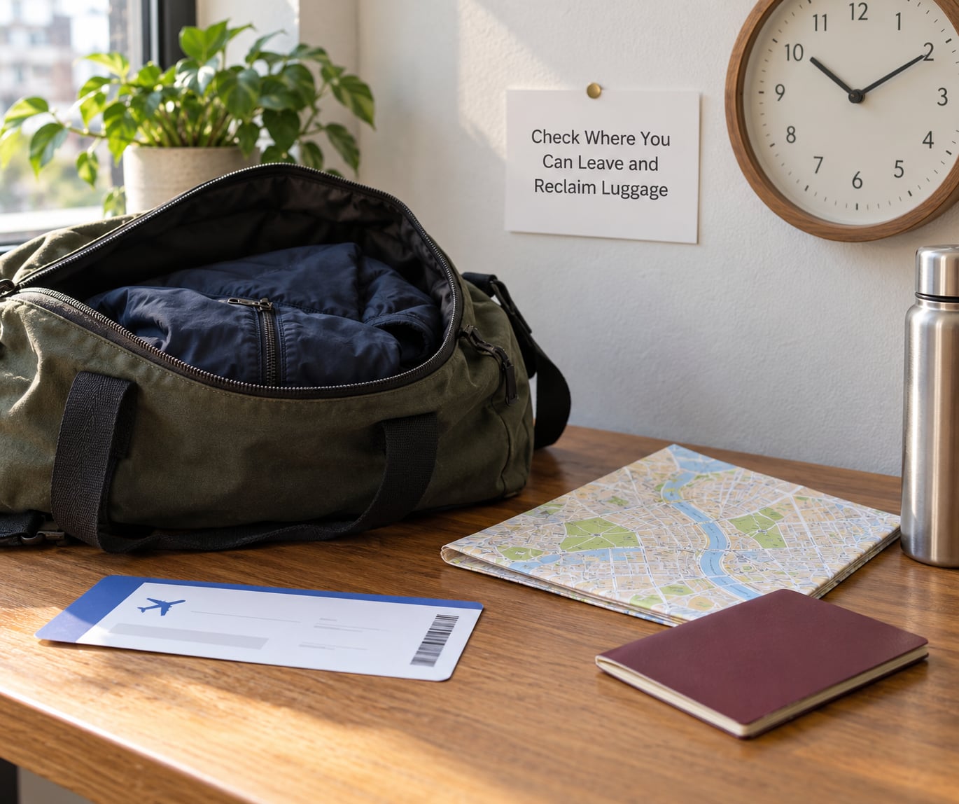 Check Where You Can Leave and Reclaim Luggage