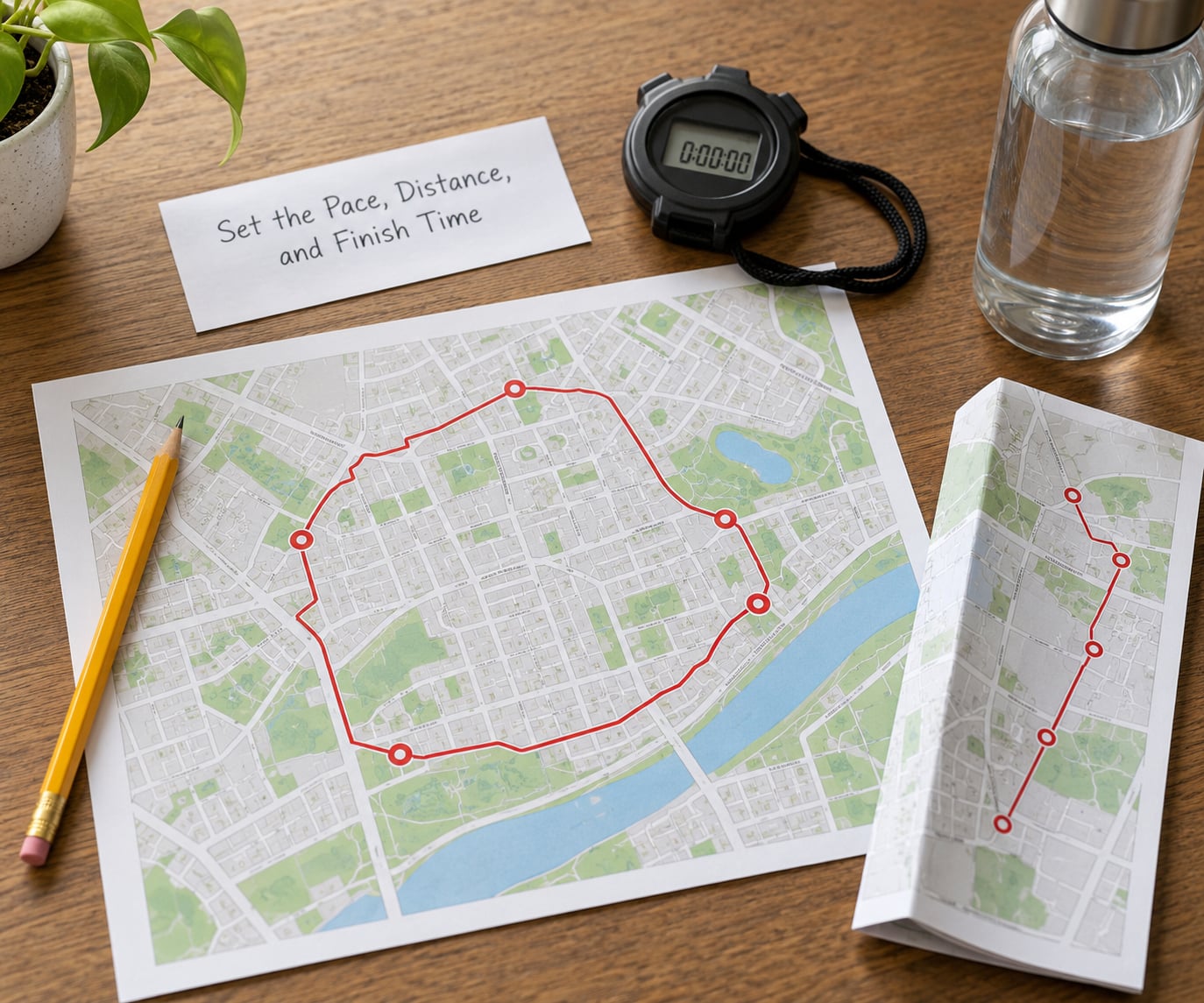 Set the Pace, Distance, and Finish Time