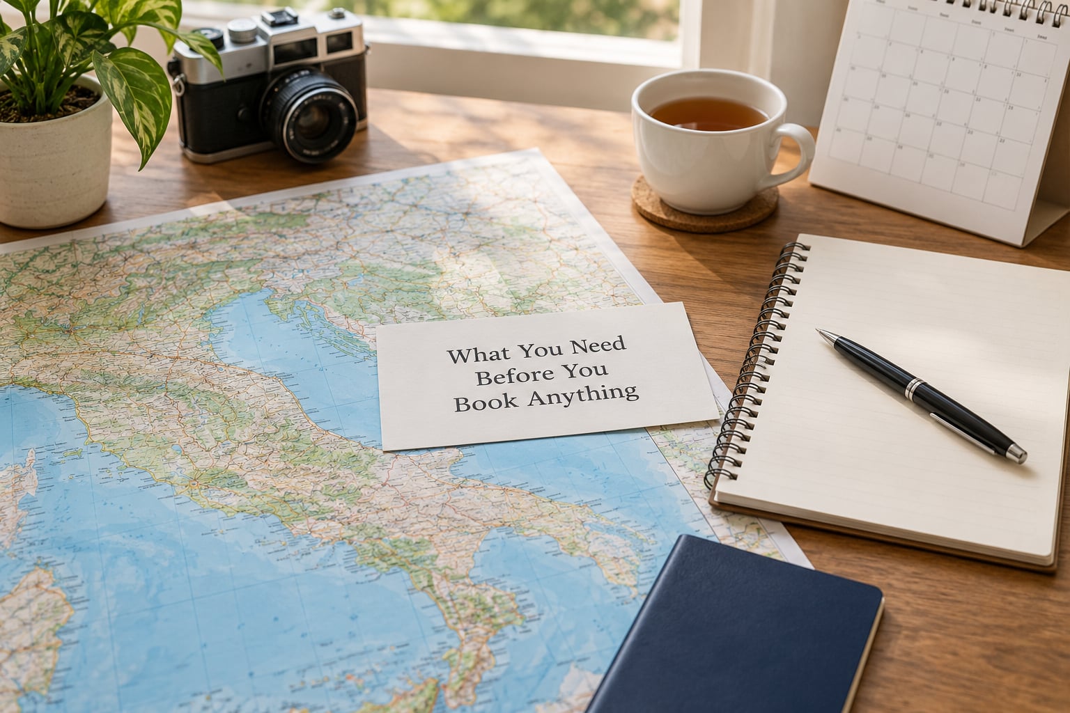What You Need Before You Book Anything