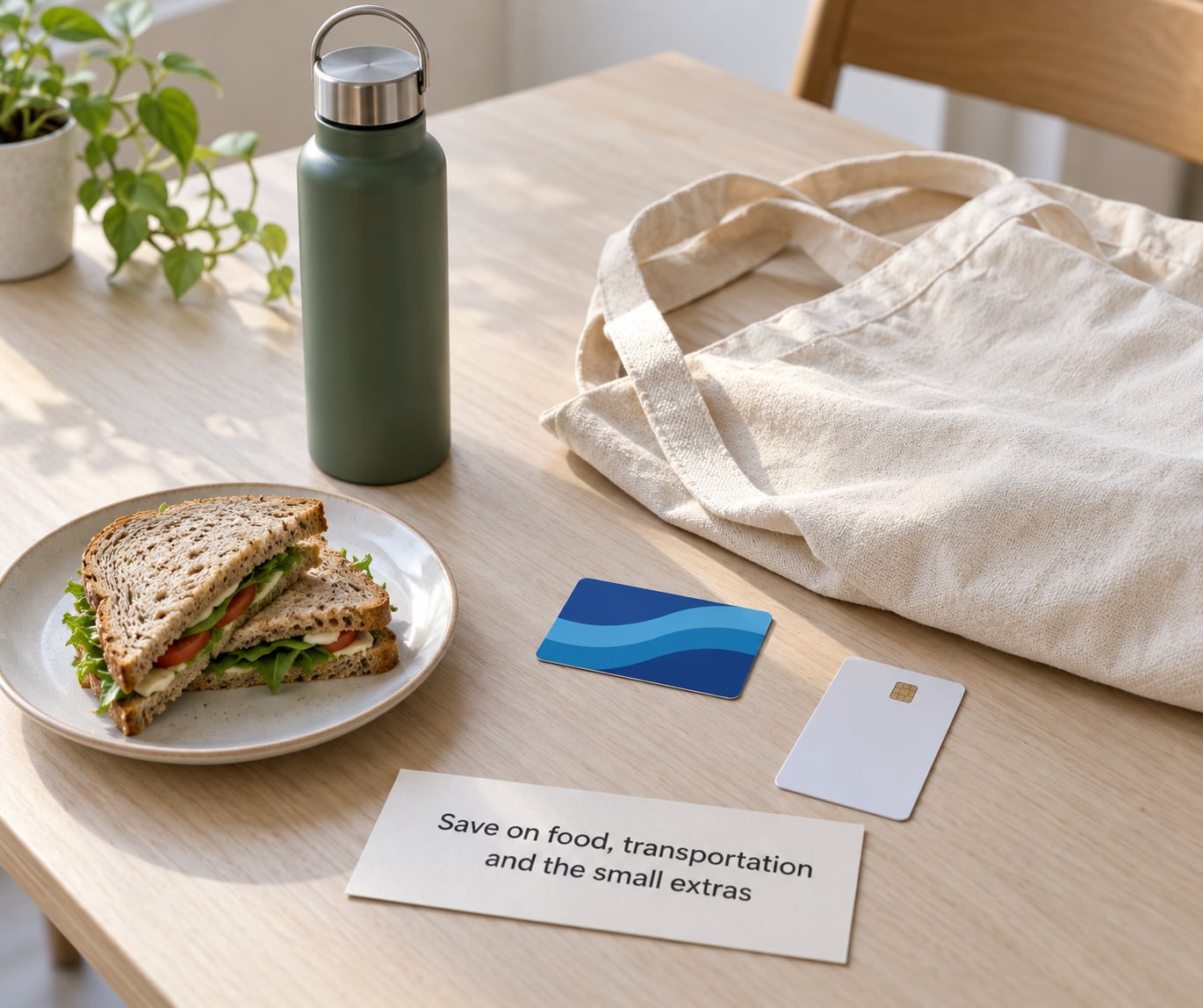 Save on food, transportation and the small extras