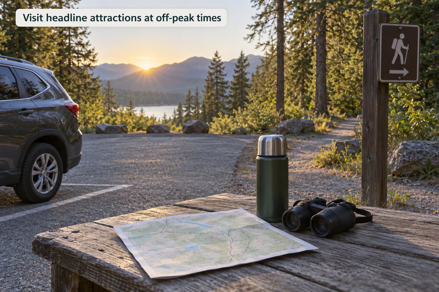 Visit headline attractions at off-peak times