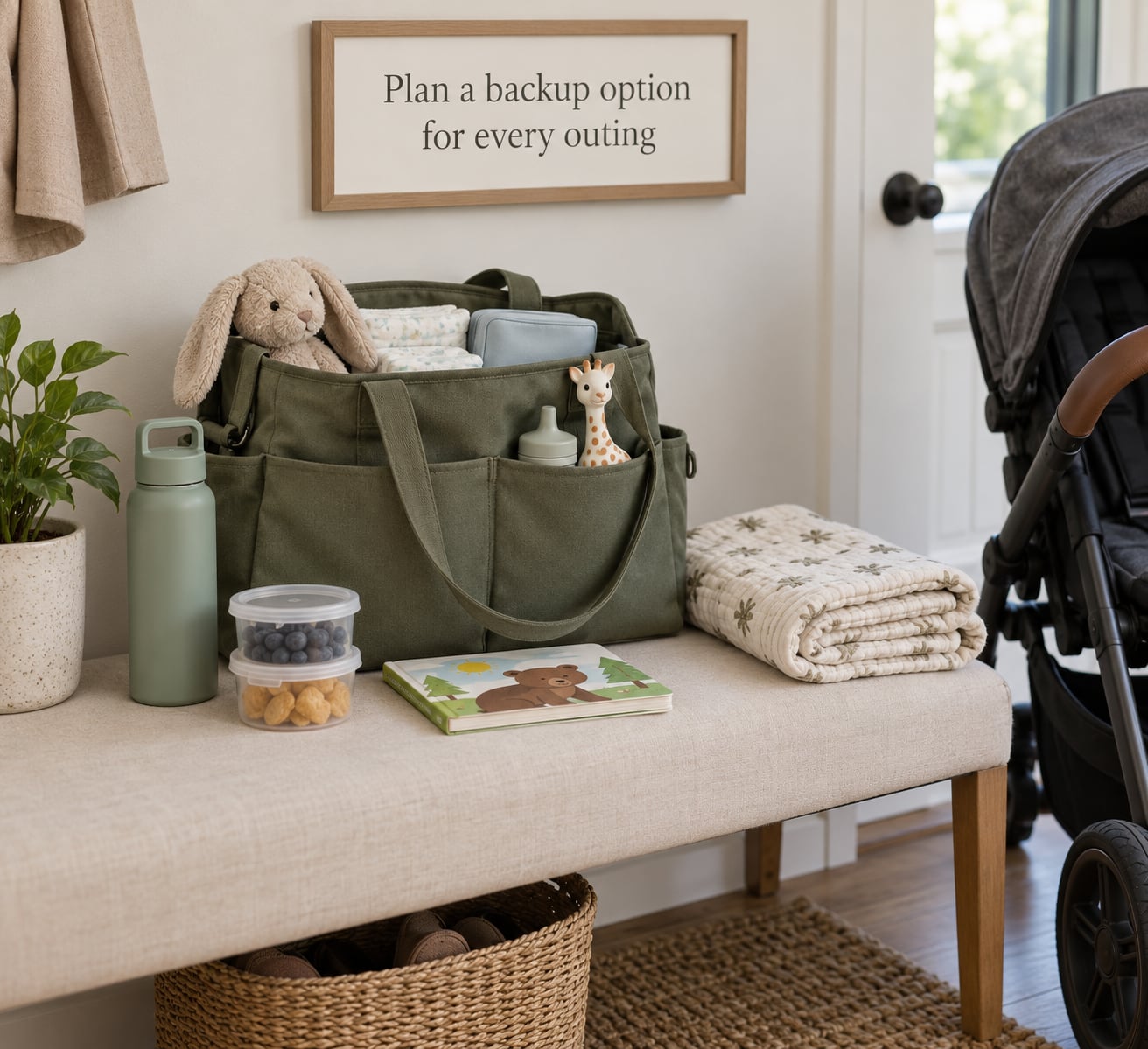 Plan a backup option for every outing